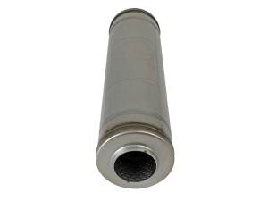 aFe Power Performance Parts & Installation | 1350 Offroad - aFe MACH Force-Xp 304 Stainless Steel Muffler 2-1/2-in ID Center/Center x 5-in Dia. x 18-in L - Round Body - 49M30048 - Image 3