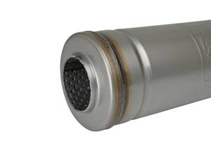 aFe Power Performance Parts & Installation | 1350 Offroad - aFe MACH Force-Xp 304 Stainless Steel Muffler 2-1/2-in ID Center/Center x 5-in Dia. x 18-in L - Round Body - 49M30048 - Image 2