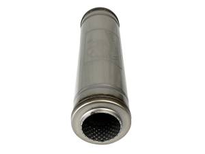 aFe Power Performance Parts & Installation | 1350 Offroad - aFe MACH Force-Xp 304 Stainless Steel Muffler 3-in ID Center/Center x 5-in Dia. x 18-in L - Round Body - 49M30050 - Image 4