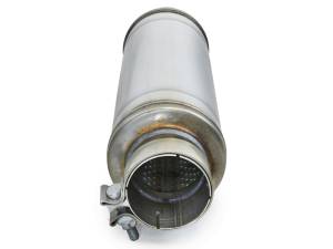 aFe Power Performance Parts & Installation | 1350 Offroad - aFe MACH Force-Xp 304 Stainless Steel Muffler 3-in ID Center/Center x 5-in Dia. x 19-in Overall Length - Round Body - 49M30059 - Image 4