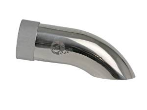 aFe Power Performance Parts & Installation | 1350 Offroad - aFe MACH Force-Xp 304 Stainless Steel Clamp-on Exhaust Tip Polished 2-1/2-in Inlet x 2-1/2-in Outlet X 9-in L - 49T25254-P09 - Image 2
