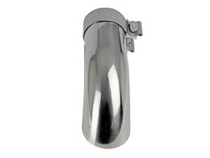 aFe Power Performance Parts & Installation | 1350 Offroad - aFe MACH Force-Xp 304 Stainless Steel Clamp-on Exhaust Tip Polished 2-1/2-in Inlet x 2-1/2-in Outlet X 9-in L - 49T25254-P09 - Image 4