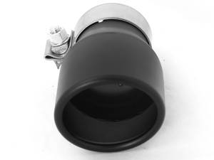 aFe Power Performance Parts & Installation | 1350 Offroad - aFe MACH Force-Xp 409 Stainless Steel Clamp-on Exhaust Tip Black 2-1/2-in Inlet x 3-1/2-in Outlet x 6-in L - 49T25354-B06 - Image 4