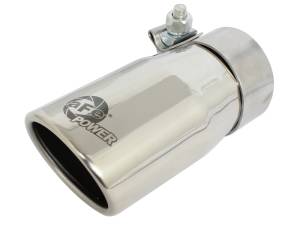 aFe Power Performance Parts & Installation | 1350 Offroad - aFe MACH Force-Xp 304 Stainless Steel Clamp-on Exhaust Tip Polished 2-1/2-in Inlet x 3-1/4-in Outlet x 6-in L - 49T25304-P06 - Image 1