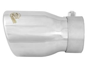 aFe Power Performance Parts & Installation | 1350 Offroad - aFe MACH Force-Xp 304 Stainless Steel Clamp-on Exhaust Tip Polished 2-1/2-in Inlet x 3-1/2-in Outlet x 6-in L - 49T25354-P06 - Image 5
