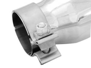 aFe Power Performance Parts & Installation | 1350 Offroad - aFe MACH Force-Xp 304 Stainless Steel Clamp-on Exhaust Tip Polished 2-1/2-in Inlet x 3-1/2-in Outlet x 6-in L - 49T25354-P06 - Image 6