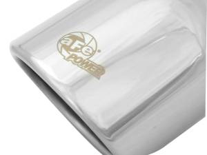 aFe Power Performance Parts & Installation | 1350 Offroad - aFe MACH Force-Xp 304 Stainless Steel Clamp-on Exhaust Tip Polished 2-1/2-in Inlet x 3-1/2-in Outlet x 6-in L - 49T25354-P06 - Image 3