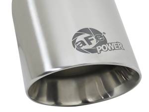 aFe Power Performance Parts & Installation | 1350 Offroad - aFe MACH Force-Xp 304 Stainless Steel Clamp-on Exhaust Tip Polished 2-1/2-in Inlet x 3-1/2-in Outlet X 7-in L - 49T25354-P07 - Image 2