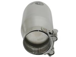 aFe Power Performance Parts & Installation | 1350 Offroad - aFe MACH Force-Xp 304 Stainless Steel Clamp-on Exhaust Tip Polished 2-1/2-in Inlet x 3-1/2-in Outlet X 7-in L - 49T25354-P07 - Image 3
