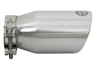 aFe Power Performance Parts & Installation | 1350 Offroad - aFe MACH Force-Xp 304 Stainless Steel Clamp-on Exhaust Tip Polished 2-1/2-in Inlet x 3-1/2-in Outlet X 7-in L - 49T25354-P07 - Image 4