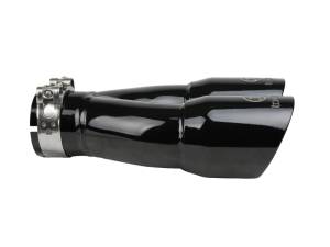 aFe Power Performance Parts & Installation | 1350 Offroad - aFe Takeda 304 Stainless Steel Clamp-on Exhaust Tip Black 2-1/2-in Inlet x 3-in Dual Outlet x 9-1/2-in L - 49T25364-B10 - Image 3