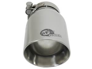 aFe Power Performance Parts & Installation | 1350 Offroad - aFe MACH Force-Xp 304 Stainless Steel Clamp-on Exhaust Tip Polished 2-1/2-in Inlet x 3-1/2-in Outlet X 7-in L - 49T25354-P07 - Image 5