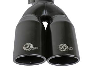 aFe Power Performance Parts & Installation | 1350 Offroad - aFe MACH Force-Xp 409 Stainless Steel Clamp-on Exhaust Tip Black 2-1/2-in Inlet x 3-1/2-in Outlet X 12-in L - 49T25374-B12 - Image 2