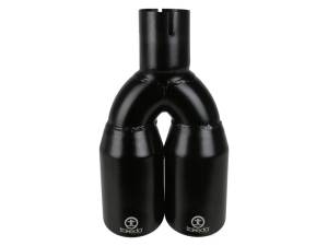 aFe Power Performance Parts & Installation | 1350 Offroad - aFe Takeda 304 Stainless Steel Clamp-on Exhaust Tip Black 2-1/2-in Inlet x 3-1/2-in Outlet X 12-in L - 49T25374-B121 - Image 4