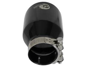 aFe Power Performance Parts & Installation | 1350 Offroad - aFe MACH Force-Xp 409 Stainless Steel Clamp-on Exhaust Tip Black 2-1/2-in Inlet x 4-in Outlet x 6-in L - 49T25404-B06 - Image 3