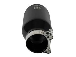 aFe Power Performance Parts & Installation | 1350 Offroad - aFe Takeda 409 Stainless Steel Clamp-on Exhaust Tip Black 2-1/2-in Inlet x 4-in Outlet x 8-in L - 49T25404-B08 - Image 4