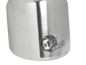 aFe Power Performance Parts & Installation | 1350 Offroad - aFe MACH Force-Xp 304 Stainless Steel Clamp-on Exhaust Tip Polished 2-1/2-in Inlet x 4-in Outlet x 6-in L - 49T25404-P06 - Image 3
