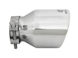 aFe Power Performance Parts & Installation | 1350 Offroad - aFe Takeda 304 Stainless Steel Clamp-on Exhaust Tip Polished 2-1/2-in Inlet x 4-in Outlet x 6-in L - 49T25404-P061 - Image 3
