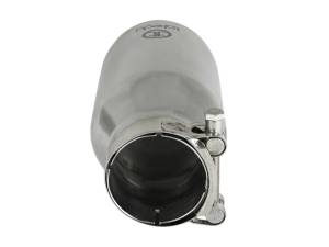 aFe Power Performance Parts & Installation | 1350 Offroad - aFe Takeda 304 Stainless Steel Clamp-on Exhaust Tip Polished 2-1/2-in Inlet x 4-in Outlet x 8-in L - 49T25404-P08 - Image 4