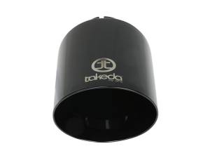 aFe Power Performance Parts & Installation | 1350 Offroad - aFe Takeda 409 Stainless Steel Clamp-on Exhaust Tip Black 2-1/2-in Inlet x 4-1/2-in Outlet x 7-in L - 49T25454-B07 - Image 3