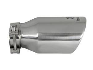 aFe Power Performance Parts & Installation | 1350 Offroad - aFe Takeda 304 Stainless Steel Clamp-on Exhaust Tip Polished 2-1/2-in Inlet x 4-in Outlet x 8-in L - 49T25404-P08 - Image 5