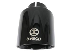 aFe Power Performance Parts & Installation | 1350 Offroad - aFe Takeda 409 Stainless Steel Clamp-on Exhaust Tip Black 2-1/2-in Inlet x 4-1/2-in Outlet x 7-in L - 49T25454-B07 - Image 2