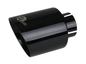 aFe Power Performance Parts & Installation | 1350 Offroad - aFe MACH Force-Xp 409 Stainless Steel Clamp-on Exhaust Tip Black 2-1/2-in Inlet x 4-1/2-in Outlet x 7-in L - 49T25454-B071 - Image 1