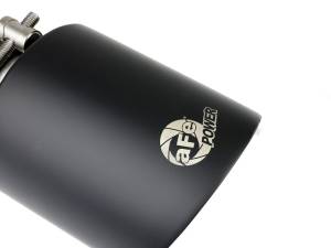 aFe Power Performance Parts & Installation | 1350 Offroad - aFe MACH Force-Xp 304 Stainless Steel Clamp-on Exhaust Tip Black Velvet 2-1/2-in Inlet x 4-1/2-in Outlet x 7-in L - 49T25454-B072 - Image 2