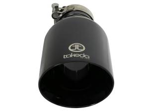 aFe Power Performance Parts & Installation | 1350 Offroad - aFe Takeda 409 Stainless Steel Clamp-on Exhaust Tip Black 2-1/2-in Inlet x 4-1/2-in Outlet x 9-in L - 49T25454-B09 - Image 4