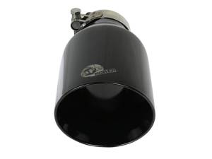 aFe Power Performance Parts & Installation | 1350 Offroad - aFe MACH Force-Xp 409 Stainless Steel Clamp-on Exhaust Tip Black 2-1/2-in Inlet x 4-1/2-in Outlet x 9-in L - 49T25454-B091 - Image 4
