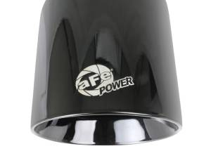 aFe Power Performance Parts & Installation | 1350 Offroad - aFe MACH Force-Xp 409 Stainless Steel Clamp-on Exhaust Tip Black 2-1/2-in Inlet x 4-1/2-in Outlet x 9-in L - 49T25454-B091 - Image 3