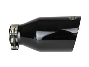 aFe Power Performance Parts & Installation | 1350 Offroad - aFe MACH Force-Xp 409 Stainless Steel Clamp-on Exhaust Tip Black 2-1/2-in Inlet x 4-1/2-in Outlet x 9-in L - 49T25454-B091 - Image 5