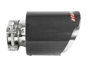aFe Power Performance Parts & Installation | 1350 Offroad - aFe MACH Force-Xp 304 Stainless Steel Clamp-on Exhaust Tip Carbon Fiber 2-1/2-in Inlet x 4-1/2-in Outlet x 7-in L - 49T25454-C07 - Image 5