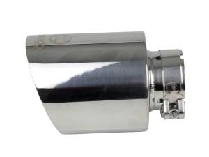 aFe Power Performance Parts & Installation | 1350 Offroad - aFe Takeda 304 Stainless Steel Clamp-on Exhaust Tip Polished 2-1/2-in Inlet x 4-1/2-in Outlet x 7-in L - 49T25454-P07 - Image 2