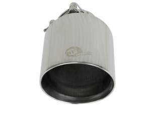 aFe Power Performance Parts & Installation | 1350 Offroad - aFe MACH Force-Xp 304 Stainless Steel Clamp-on Exhaust Tip Polished 2-1/2-in Inlet x 4-1/2-in Outlet x 7-in L - 49T25454-P071 - Image 3