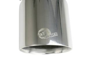 aFe Power Performance Parts & Installation | 1350 Offroad - aFe MACH Force-Xp 304 Stainless Steel Clamp-on Exhaust Tip Polished 2-1/2-in Inlet x 4-1/2-in Outlet x 7-in L - 49T25454-P071 - Image 2