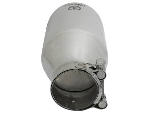 aFe Power Performance Parts & Installation | 1350 Offroad - aFe Takeda 304 Stainless Steel Clamp-on Exhaust Tip Polished 2-1/2-in Inlet x 4-1/2-in Outlet x 9-in L - 49T25454-P09 - Image 3