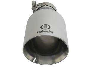 aFe Power Performance Parts & Installation | 1350 Offroad - aFe Takeda 304 Stainless Steel Clamp-on Exhaust Tip Polished 2-1/2-in Inlet x 4-1/2-in Outlet x 9-in L - 49T25454-P09 - Image 5