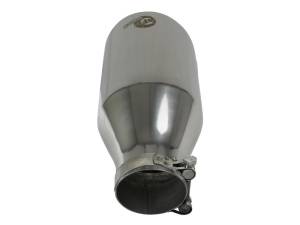 aFe Power Performance Parts & Installation | 1350 Offroad - aFe MACH Force-Xp 304 Stainless Steel Clamp-on Exhaust Tip Polished 2-1/2-in Inlet x 4-1/2-in Outlet x 9-in L - 49T25454-P091 - Image 4