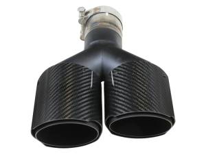 aFe Power Performance Parts & Installation | 1350 Offroad - aFe Takeda 304 Stainless Steel Clamp-on Exhaust Tip Carbon Fiber 2-1/2-in Inlet x 4-in Outlet x 12-in L - 49T25480-C121 - Image 4
