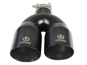 aFe Power Performance Parts & Installation | 1350 Offroad - aFe Takeda 304 Stainless Steel Clamp-on Exhaust Tip Black 2-1/2-in Inlet x 4-in Outlet x 12-in L - 49T25484-B121 - Image 2