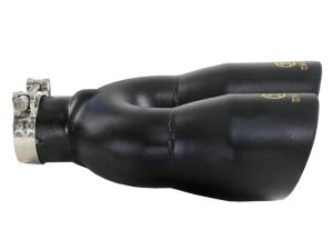aFe Power Performance Parts & Installation | 1350 Offroad - aFe Takeda 304 Stainless Steel Clamp-on Exhaust Tip Black 2-1/2-in Inlet x 4-in Outlet x 12-in L - 49T25484-B122 - Image 3
