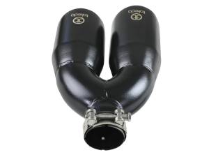 aFe Power Performance Parts & Installation | 1350 Offroad - aFe Takeda 304 Stainless Steel Clamp-on Exhaust Tip Black 2-1/2-in Inlet x 4-in Outlet x 12-in L - 49T25484-B121 - Image 4