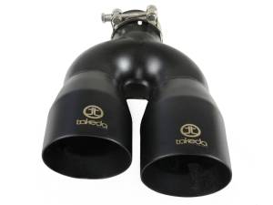 aFe Power Performance Parts & Installation | 1350 Offroad - aFe Takeda 304 Stainless Steel Clamp-on Exhaust Tip Black 2-1/2-in Inlet x 4-in Outlet x 12-in L - 49T25484-B122 - Image 4