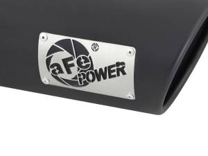 aFe Power Performance Parts & Installation | 1350 Offroad - aFe MACH Force-Xp 409 Stainless Steel Clamp-on Exhaust Tip Black 3-in Inlet x 4-in Outlet x 9-in L - 49T30401-B09 - Image 3