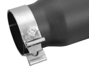 aFe Power Performance Parts & Installation | 1350 Offroad - aFe MACH Force-Xp 409 Stainless Steel Clamp-on Exhaust Tip Black 3-in Inlet x 4-in Outlet x 9-in L - 49T30401-B09 - Image 4