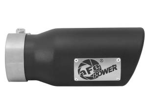 aFe Power Performance Parts & Installation | 1350 Offroad - aFe MACH Force-Xp 409 Stainless Steel Clamp-on Exhaust Tip Black 3-in Inlet x 4-in Outlet x 9-in L - 49T30401-B09 - Image 5