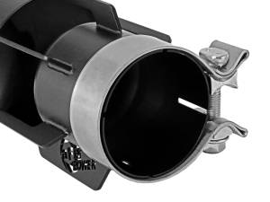 aFe Power Performance Parts & Installation | 1350 Offroad - aFe MACH Force-Xp 304 Stainless Steel Clamp-on Exhaust Tip Black 3-in Inlet x 4-in Outlet x 15-in L - 49T30401-B151 - Image 3