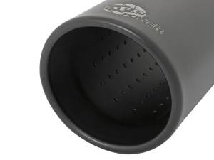 aFe Power Performance Parts & Installation | 1350 Offroad - aFe MACH Force-Xp 409 Stainless Steel Clamp-on Exhaust Tip Black Rear Exit 3-in Inlet x 4-in Outlet x 12-in L - 49T30404-B121 - Image 3