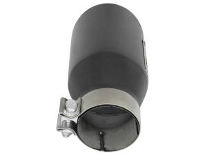 aFe Power Performance Parts & Installation | 1350 Offroad - aFe MACH Force-Xp 409 Stainless Steel Clamp-on Exhaust Tip High-Temp Metallic Black 3-in Inlet x 4-1/2-in Outlet x 9-in L - 49T30451-B091 - Image 3